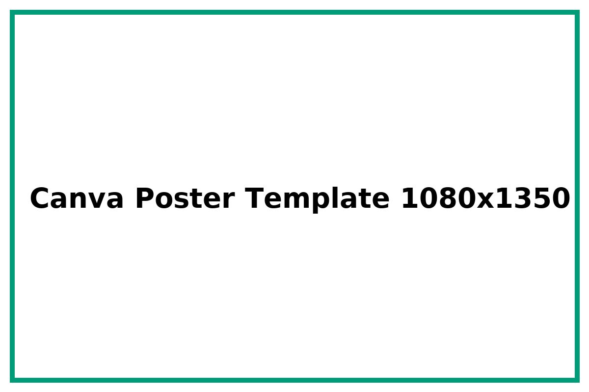 Poster Template 1080×1350